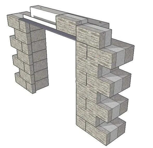 Устройство газобетона. Перемычка для дверного проема газобетон 75. Металлическая перемычка перегородки блок газосиликат 100 мм. Перемычка газобетонных блоков 100мм. Перемычка из уголка 100х100.