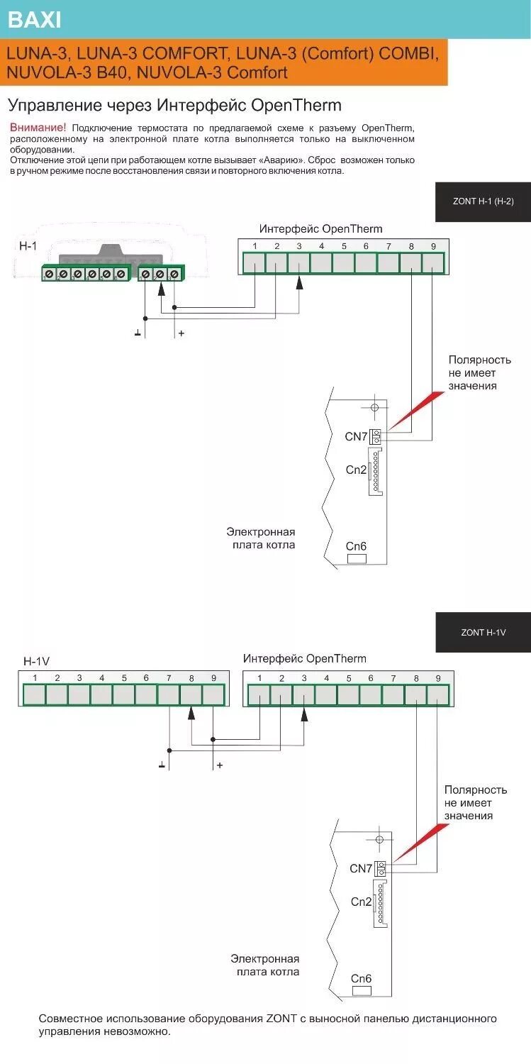 Zont h-1v Baxi OPENTHERM. Интерфейс Zont h-1v к котлу Baxi. Схема подключения термостата Zont h1. Zont h-1v OPENTHERM Baxi ECOFOUR схема.