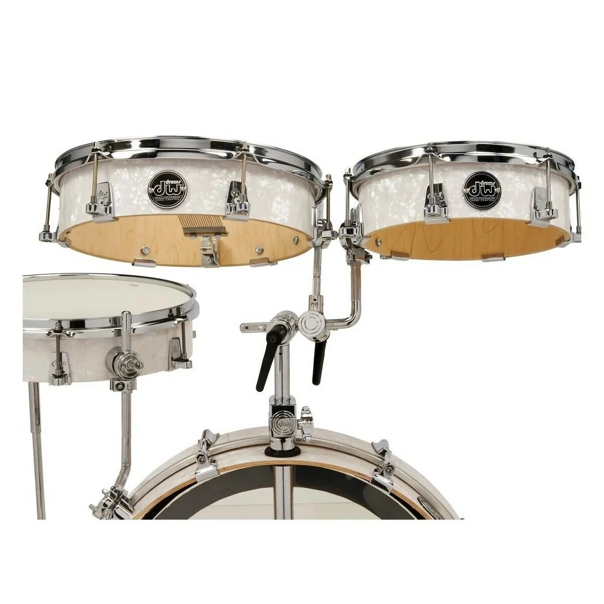 Performance 20. Travel Drum-Set. DW Performance Series White 5 piece. DW Performance Series White. Travel Drumset.