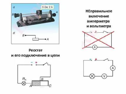 Реостат в цепи