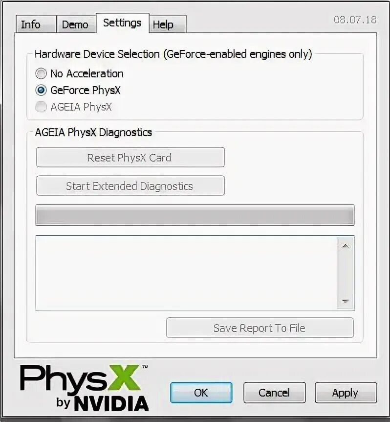 Physx sdk not initialized physx system. Physx mod. аппаратное ускорение physx.