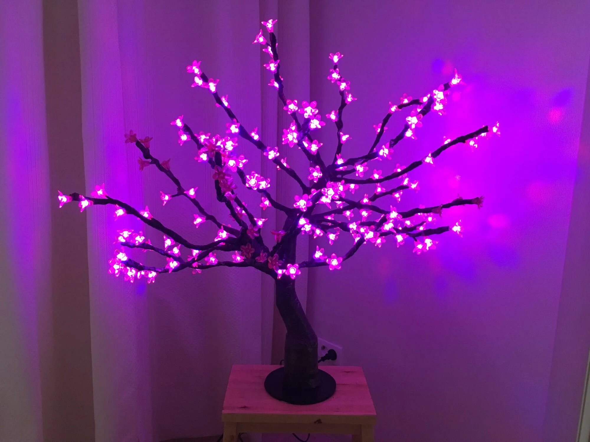 Светодиодное дерево Сакура 110, 24в, RGB. Led-дерево светодиодная Сакура Yama. Светодиодное деревце «Сакура». Светодиодное дерево на стену. Купить дерево в могилеве