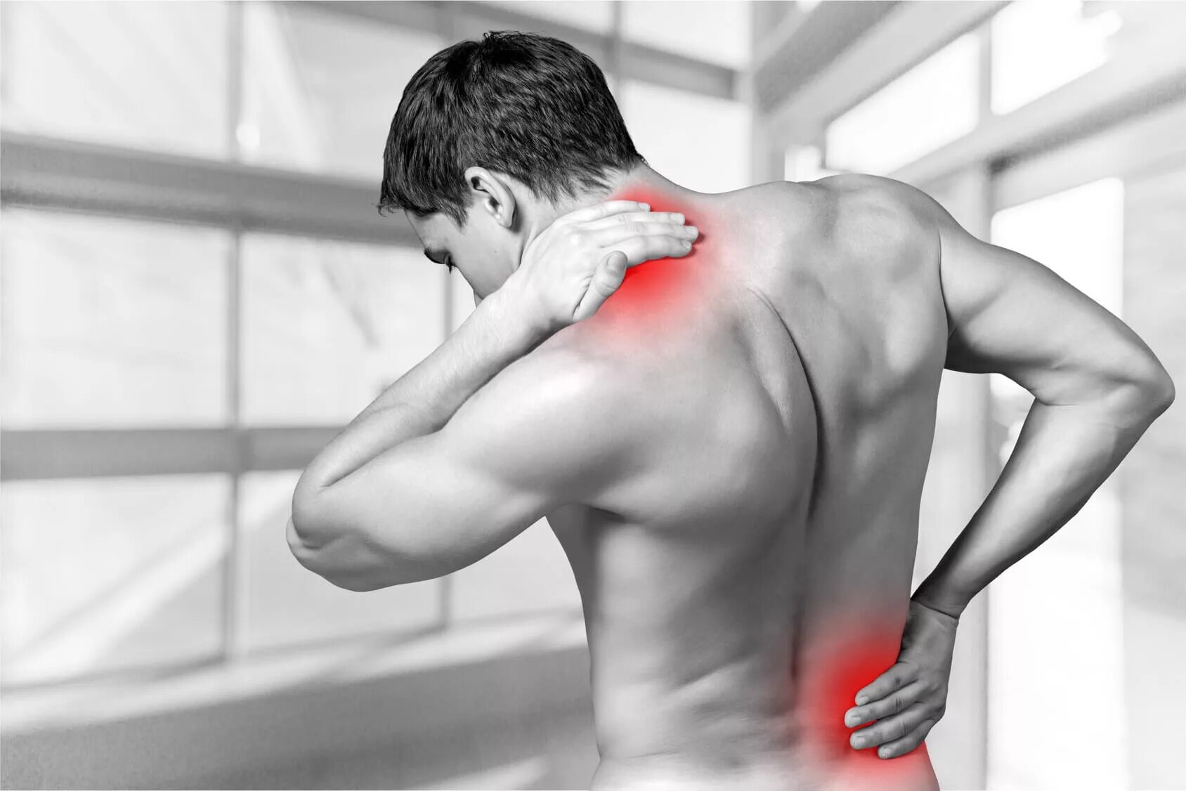 Боль отдает в спину. Боль в мышцах. Дискомфорт в спине. Спазм мышц спины.