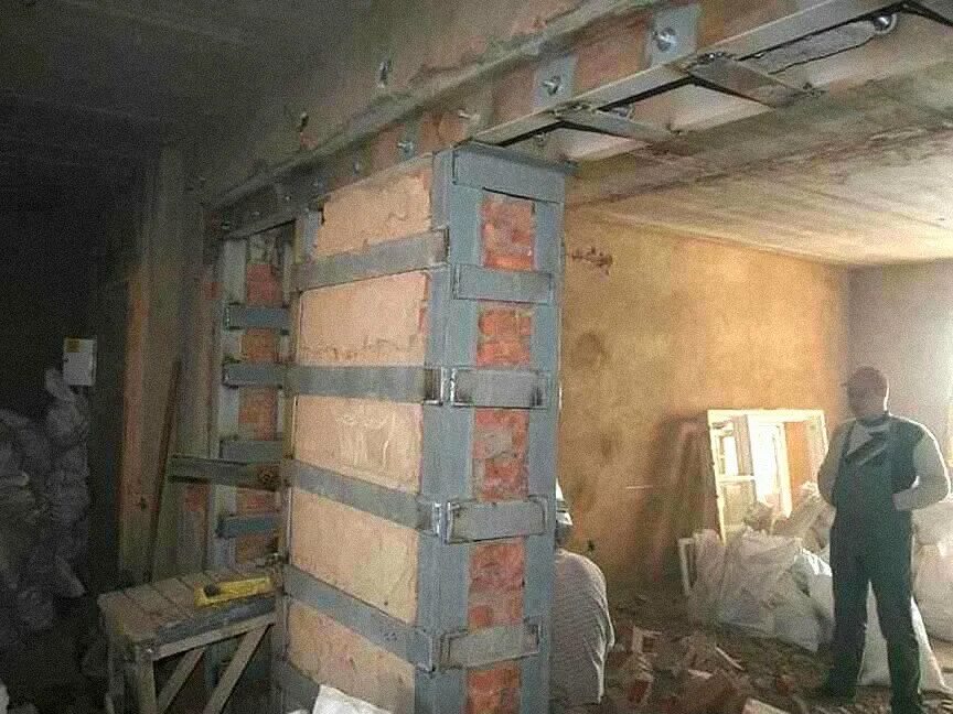 Убрали несущую стену