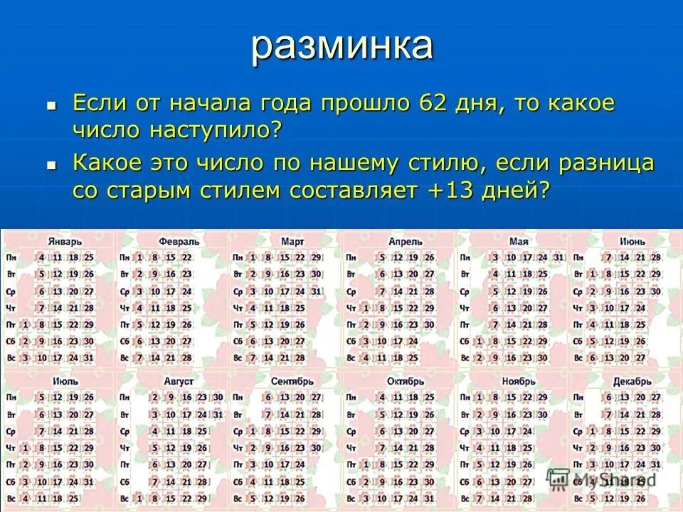 21 апреля какое число