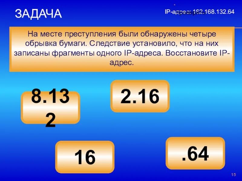 Адрес а 8 какой. Задания на восстановление ip-адреса. восстановите ip-адрес.. восстановить ip адрес из фрагментов. на месте преступления были обнаружены 4 обрывка бумаги.