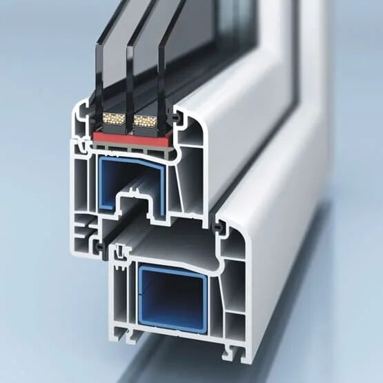 Какие профили пластиковых окон лучше. Профиль ПВХ 60мм. EXPROF Prowin 58.