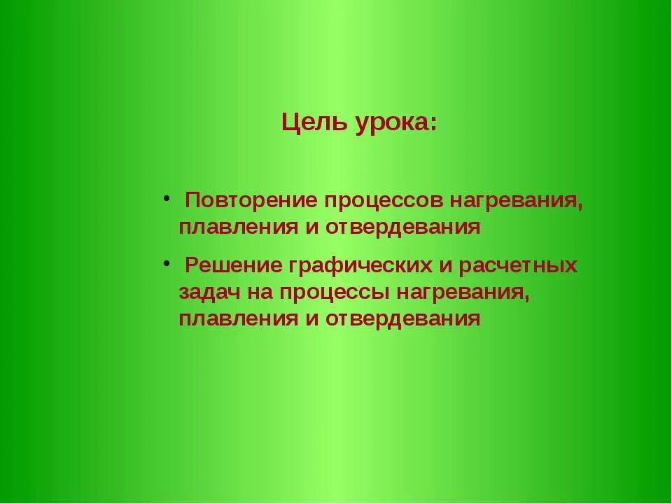 план урока повторение