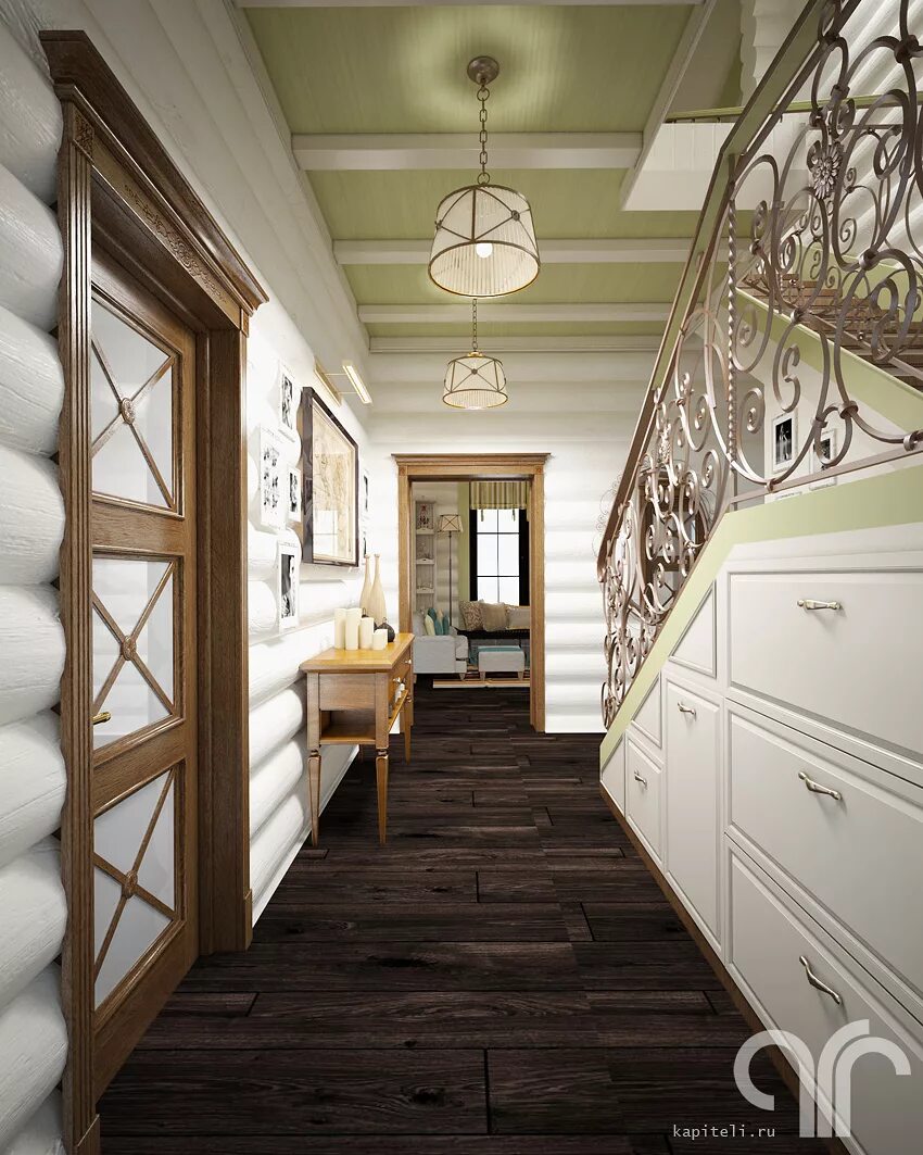 Деревянный интерьер прихожей. Прихожая в загородном доме. Интерьер прихожей в частном доме. Интерьер прихожей в частном доме. Деревянный интерьер прихожей.