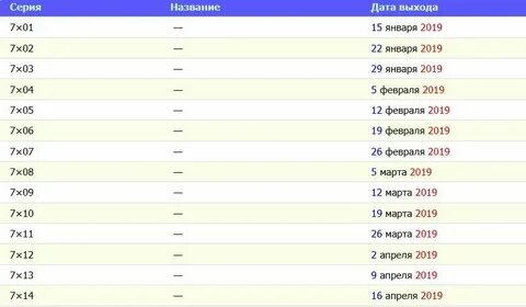 Миги и дали дата выхода серий