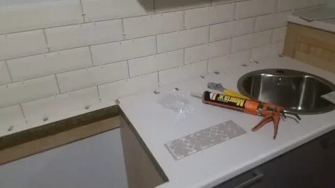 Плитку на жидкие гвозди кухня