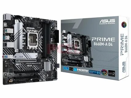 Материнская плата asus b660m a d4