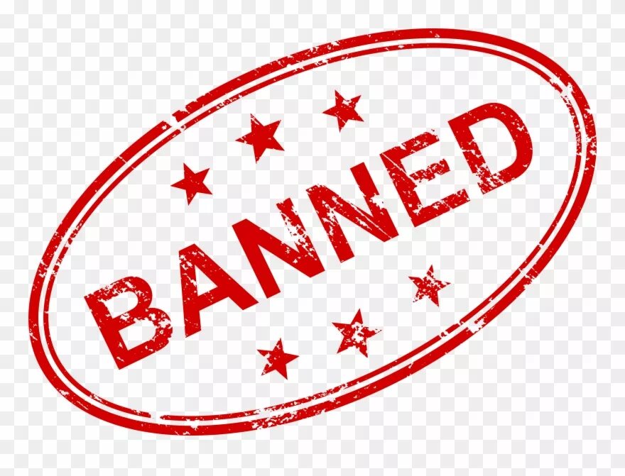 Ban de. Значок banned. Бан иконка. Штамп бан. Banned без фона.