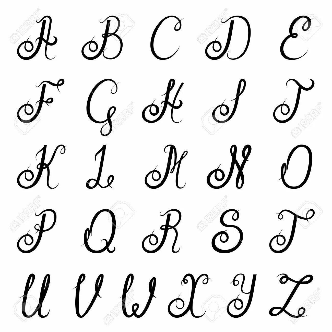 Decorative English Alphabet Stock Illustrations - 23,403 Decorative English Alph