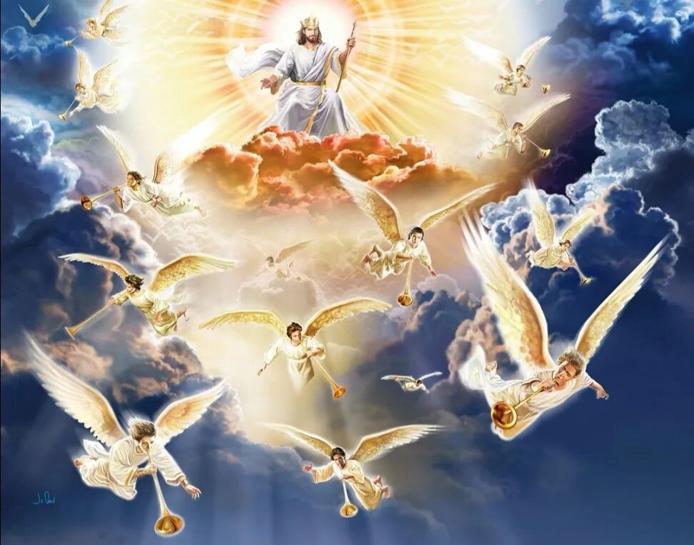 Свят господь славит господа. Икона Господь Иисус Христос небесное царство. Бог и ангелы. Небесные ангелы. Небесные божества.