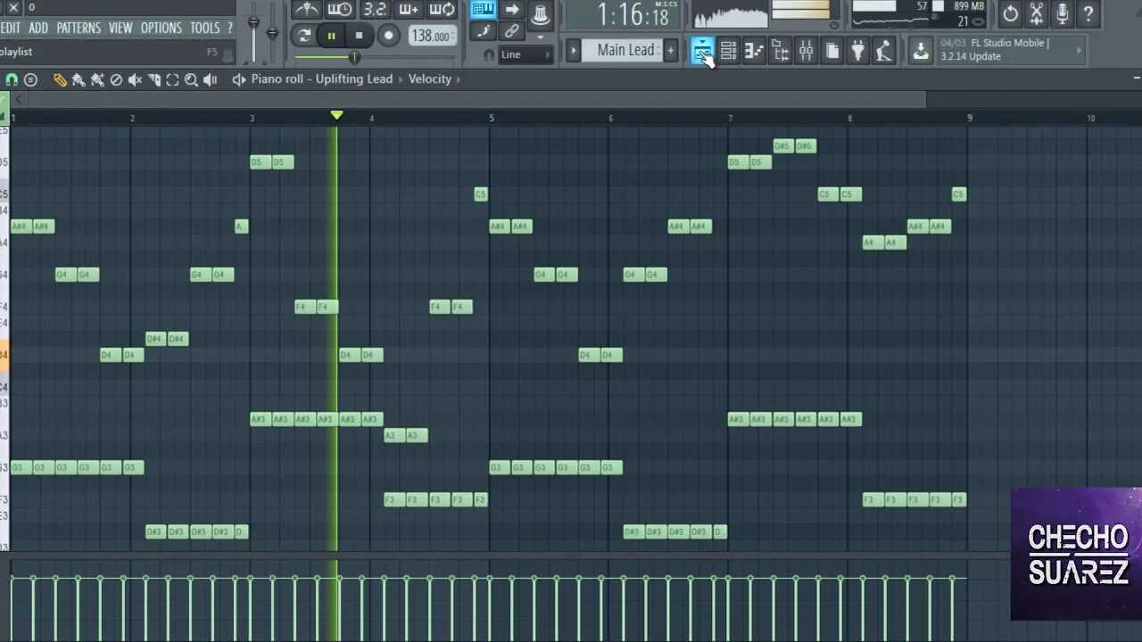 Midi данные