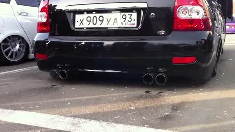 Раздвоенный выхлоп приора