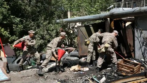 Снял в военном городке
