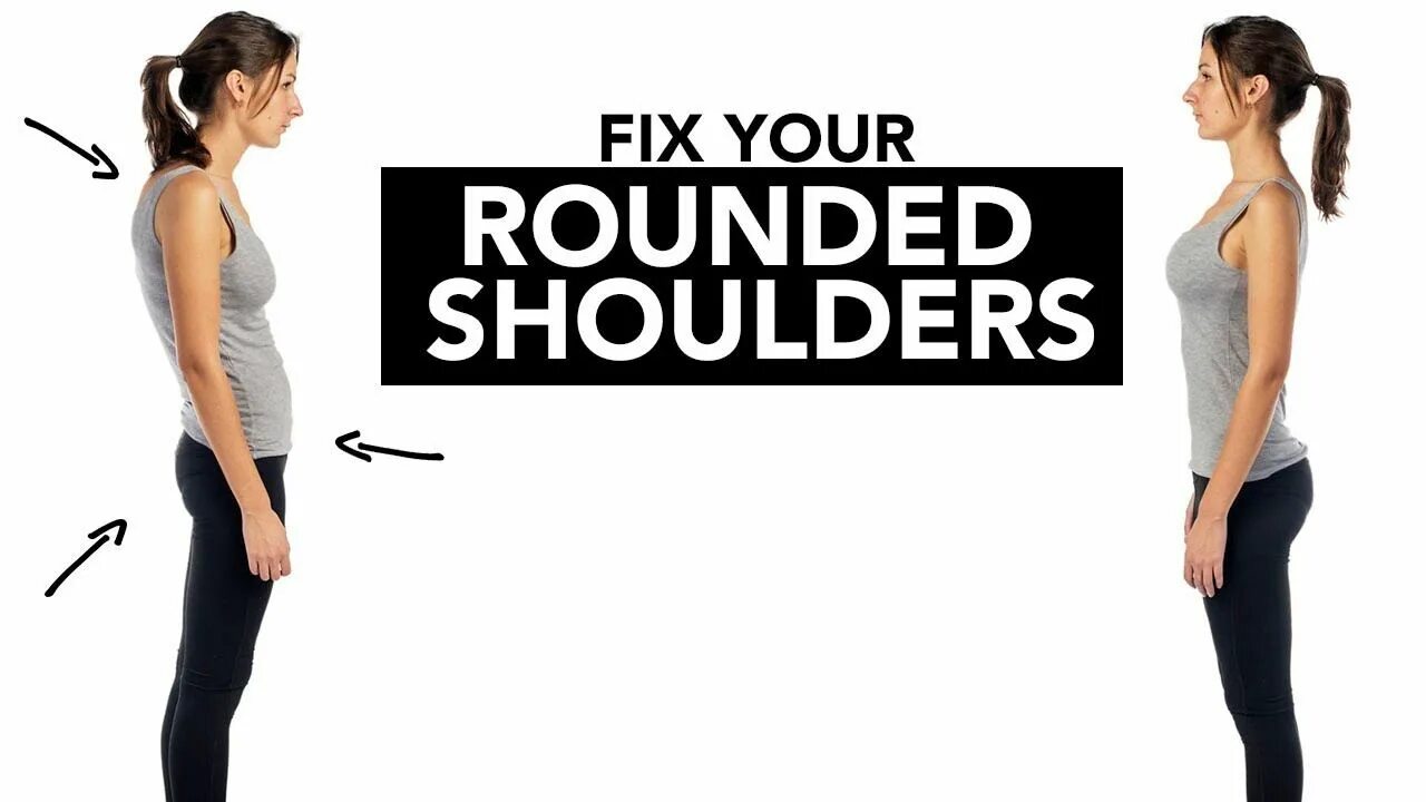 Round shouldered. Fix posture. round shoulders. rounded shoulder posture. rounded shoulders how to fix.