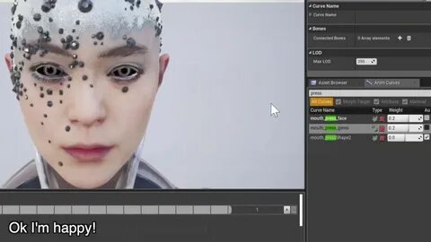 Unreal face