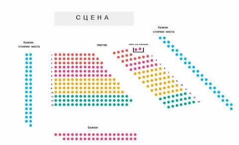 Зал зарядье схема