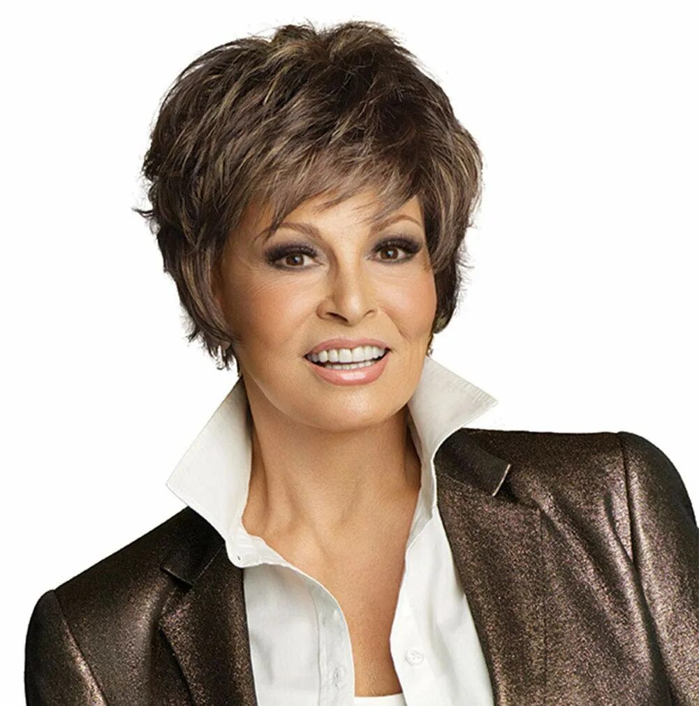 Стильные стрижки за 50. Ракель Уэлч стрижки. Raquel Welch Wigs. Raquel Welch парики. Парики Raquel Welch Hawai.