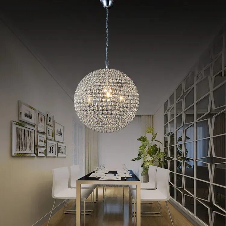 Светильники в виде шаров. Люстра led Round Crystal Chandelier. Подвесной светильник Pendant Crystal 5 401719. Люстра luxurious Stainless Steel Nordic Chandelier. Подвес Crystall e27 Lamp Modern Pendant Lights Dini.