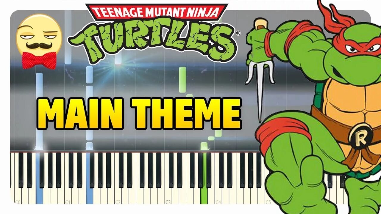 Tmnt theme. Черепашки ниндзя Ноты. Черепашки ниндзя на пианино. Черепашки ниндзя Ноты для фортепиано. Ноты для пианино Черепашки ниндзя 2012.