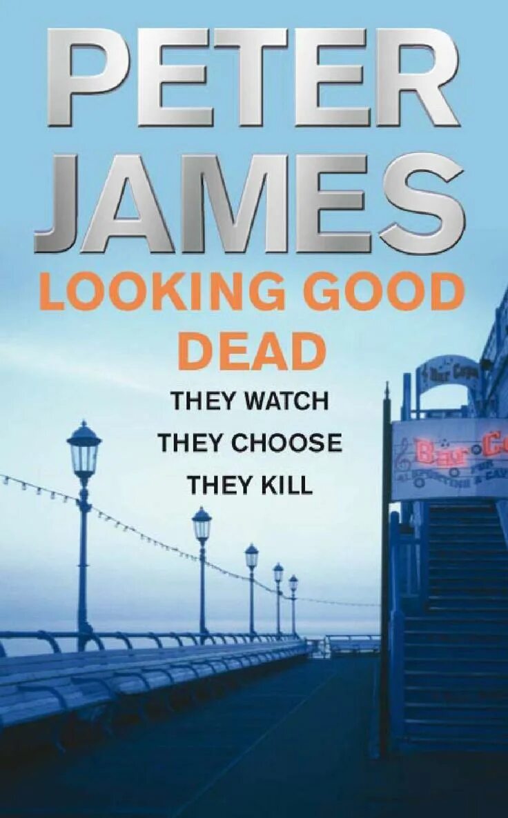 What book are you looking. Peter james. peter james &quot;dead like you&quot;. good looking. james peter &quot;not dead yet&quot;.