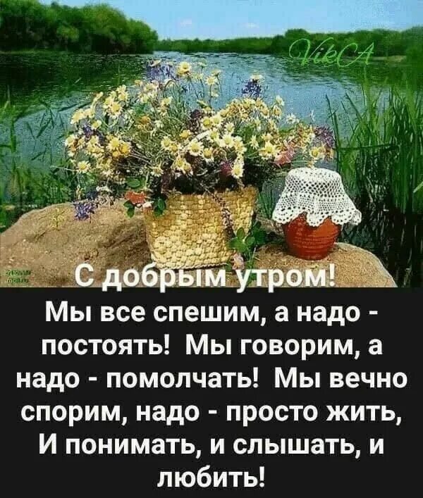 А надо просто жить. Доброе утро берегите друг друга. Надо жить надо просто жить. Надо просто жить с добрым утром. Мы все спешим а надо просто жить.