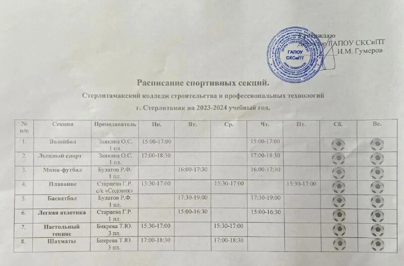 Сксипт расписание стерлитамак 1 площадка. Сксипт расписание стерлитамак 1 площадка