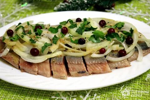 Селедка с луком рецепт