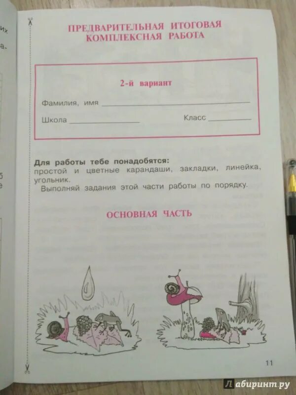 Комплексная работа 5 класс вариант 1. Предварительная итоговая комплексная работа. комплексные задания к текстам 2 класс.