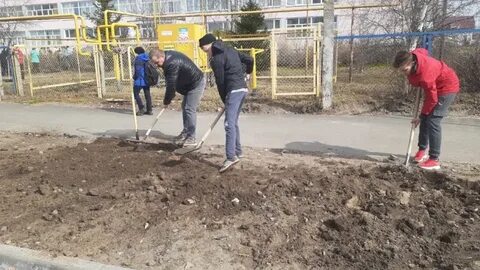 Субботник сайт школы