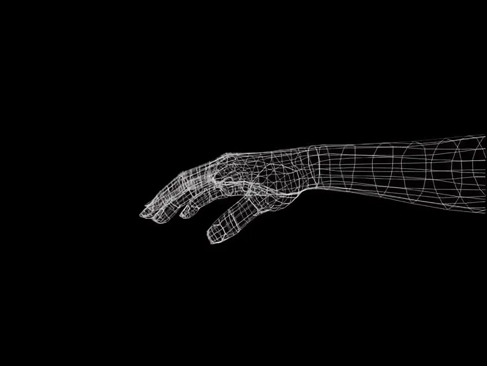 Wire points. Wireframe futuristic hands. hand wireframe.