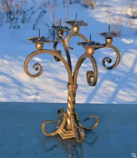 Подсвечники из металла