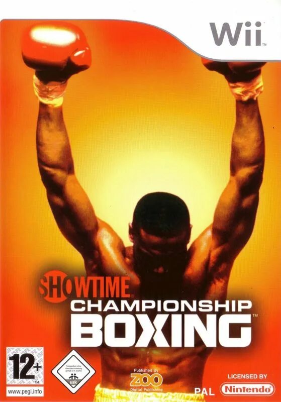 Бокс на Wii. Нинтендо бокс игра. Showtime Championship Boxing. Showtime бокс арт.