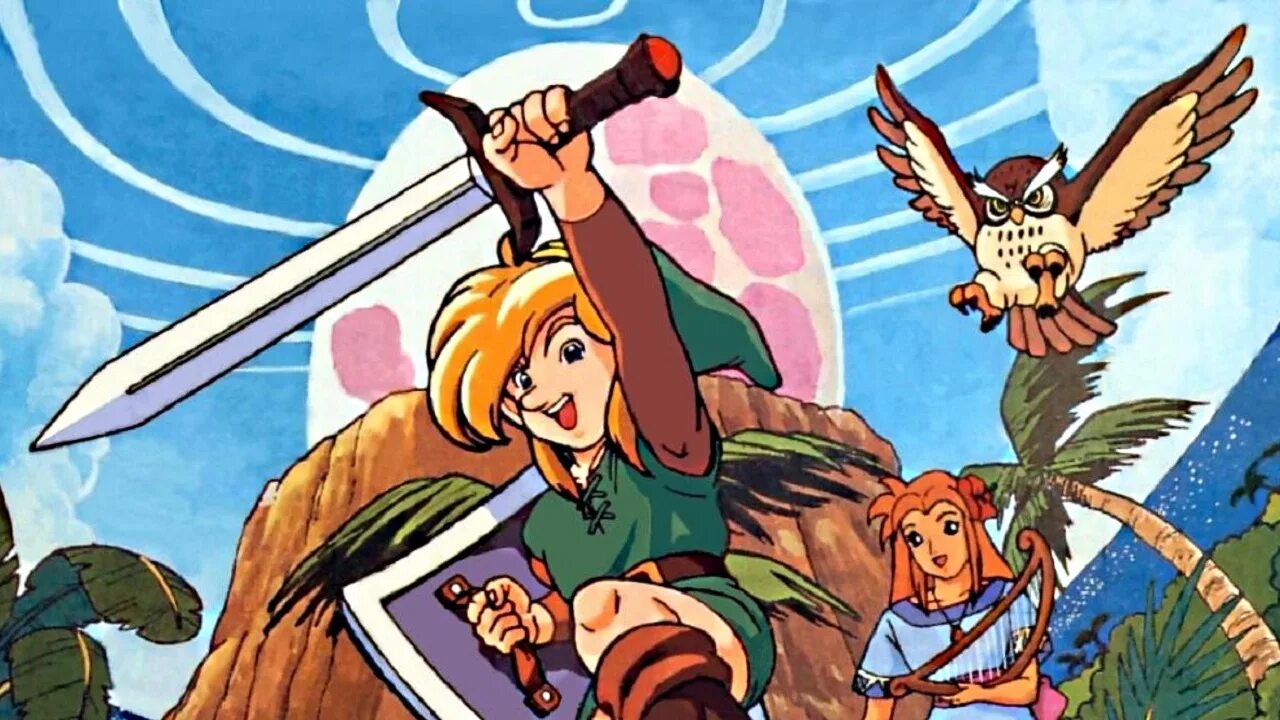 Link os. Link's Awakening 1993. Зельда link's Awakening. Zelda 1993. The Legend of Zelda: link's Awakening.