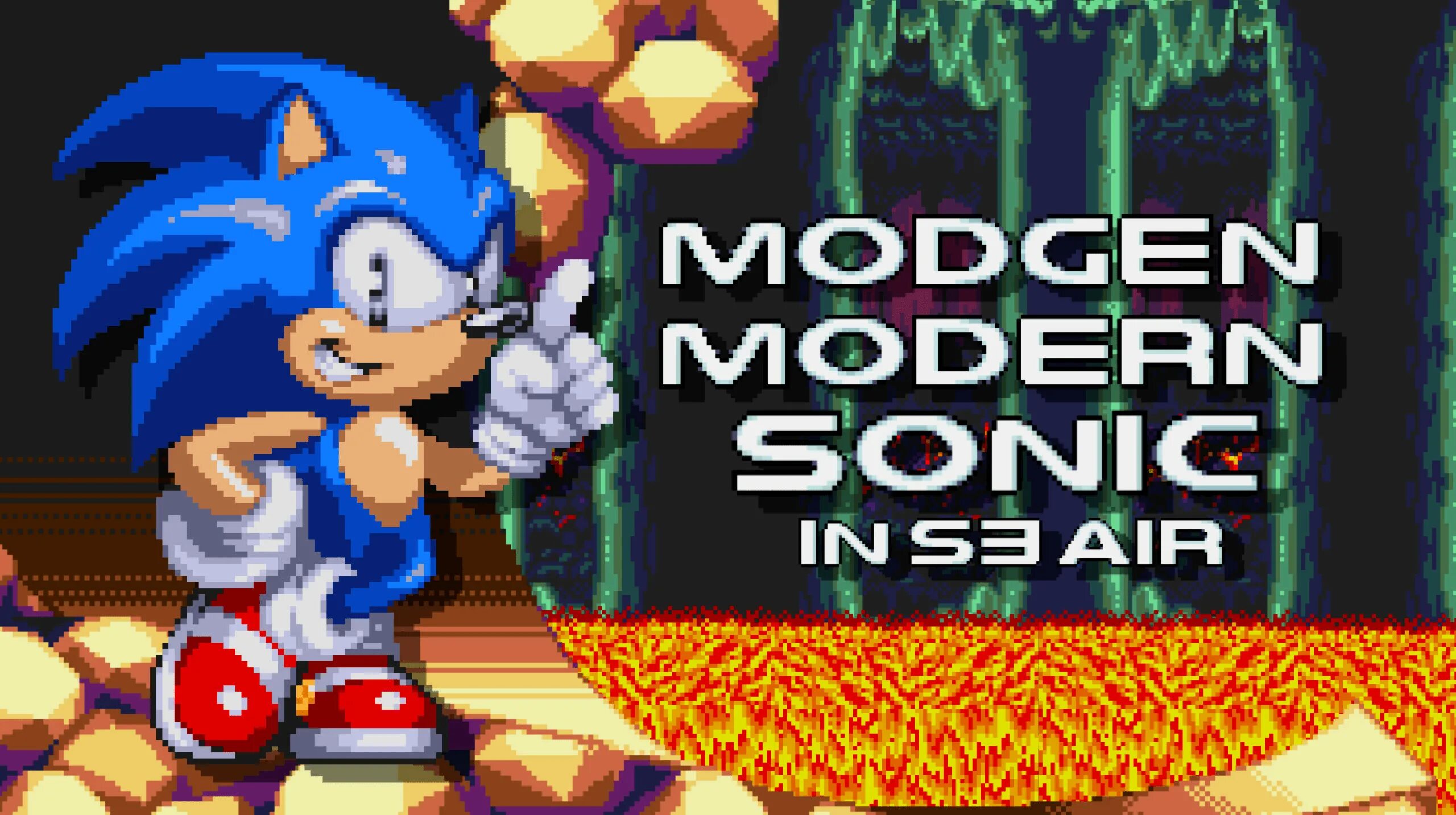 Modgen Sonic 3 Air. Моды на Sonic 3 a.i.r. Modern Sonic 3 a.i.r. Спрайты Соника 3. Fixing sonic