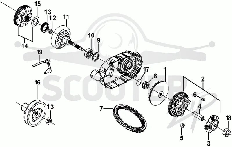 Подшипник вариатора квадроцикл. Двигатель квадроцикла рм 500. рм 500 двигатель tgb. сцепление рм 500 tgb. сцепление на квадроцикл рм 500.