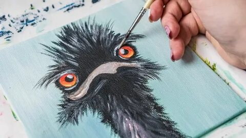 Рисуем пошагово акриловыми красками