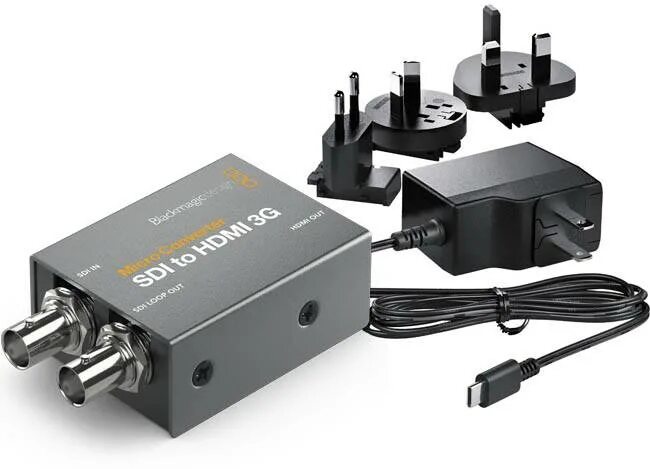 Blackmagic Micro Converter HDMI to SDI 3g PSU. Micro Converter SDI to HDMI 3g. SDI to HDMI Converter 3g Blackmagic. CONVCMIC/sh03g/WPSU.