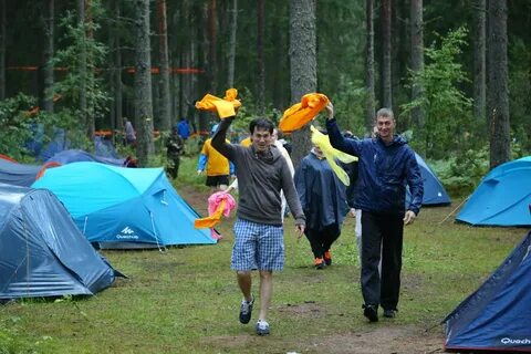 Отдых с палатками на селигере