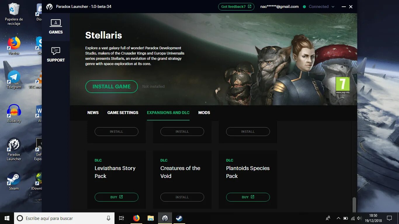 Launcher not found