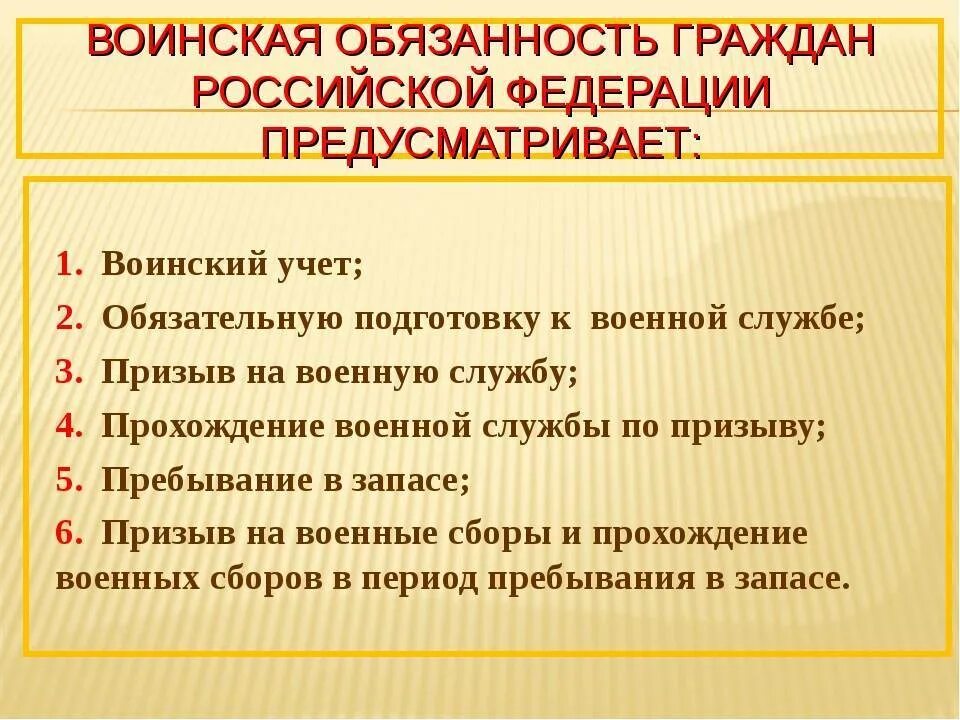 1 воинская обязанность граждан рф это