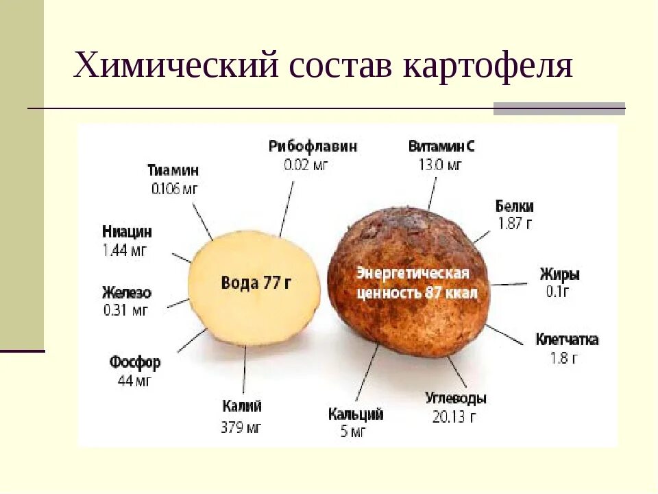 Картофель какая среда. Пищевая ценность картофеля на 100 грамм. Картофель химический состав и пищевая ценность таблица. Химический состав картофеля. Питательные вещества в картофеле.