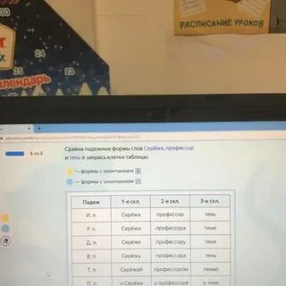 Склонение слова сережа