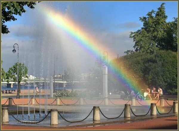 десногорск фонтан радуга.