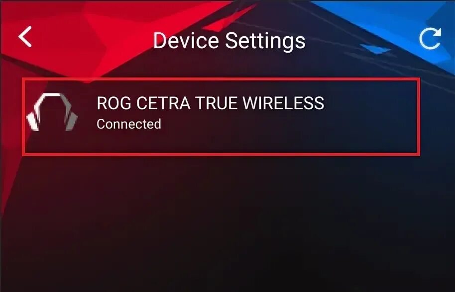 Rog cetra true wireless speednova