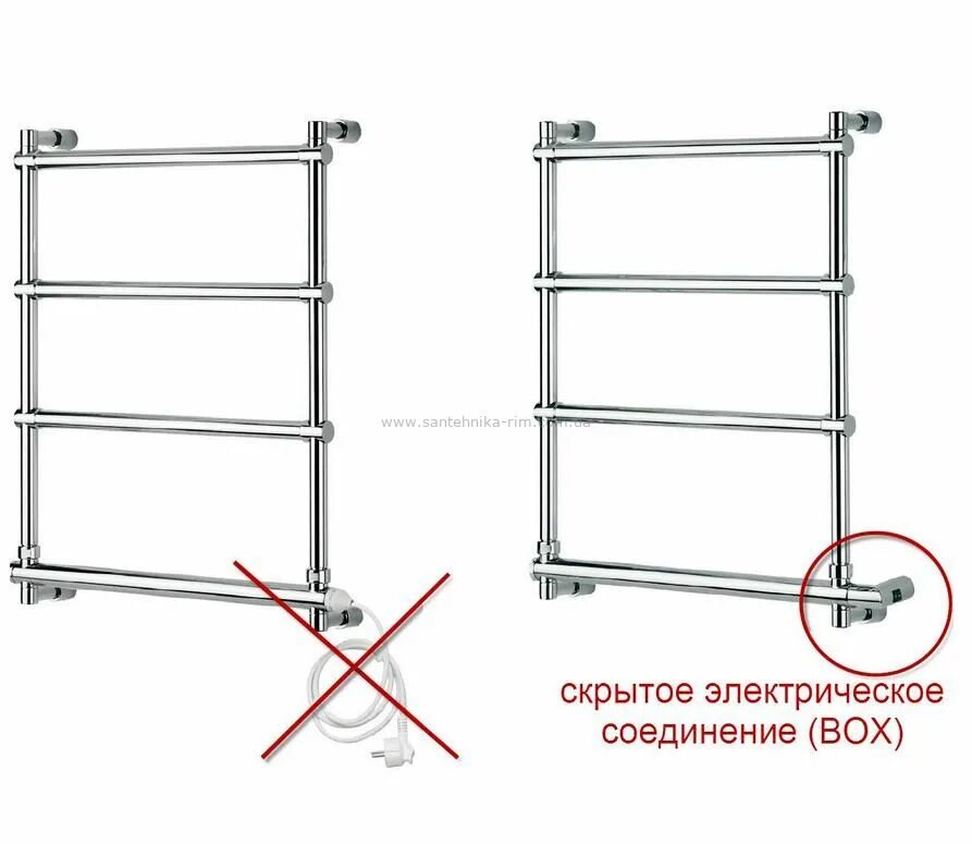 Черный матовый электрический полотенцесушитель АРГО Лео Квадро Гранд 4. Продажа 